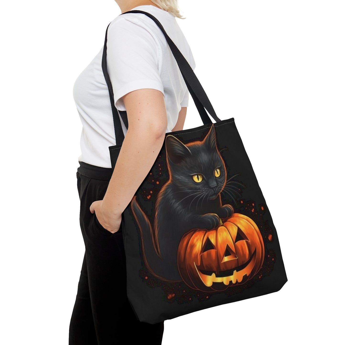 Simon the Cat Halloween Tote Bag (Small, Medium, Large)