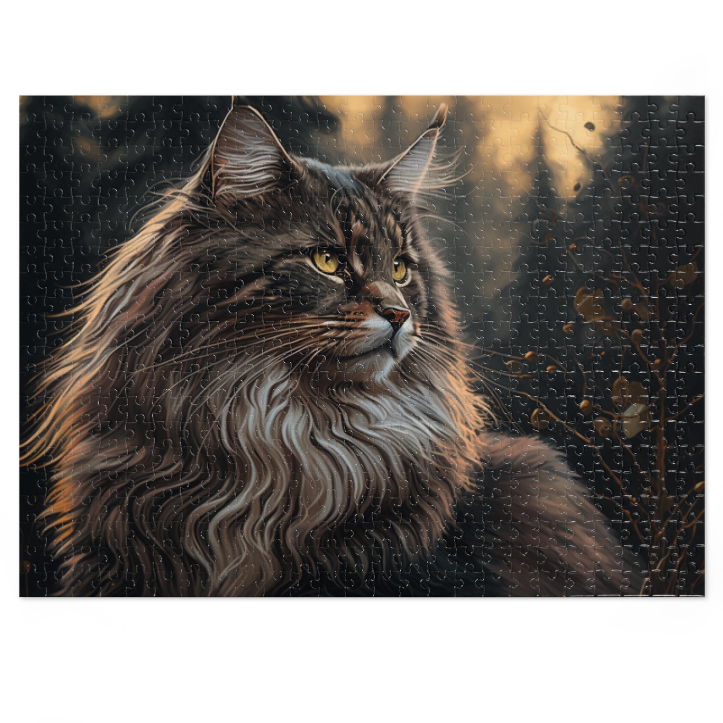 Norwegian Forest Cat Jigsaw Puzzle (500 Pieces)