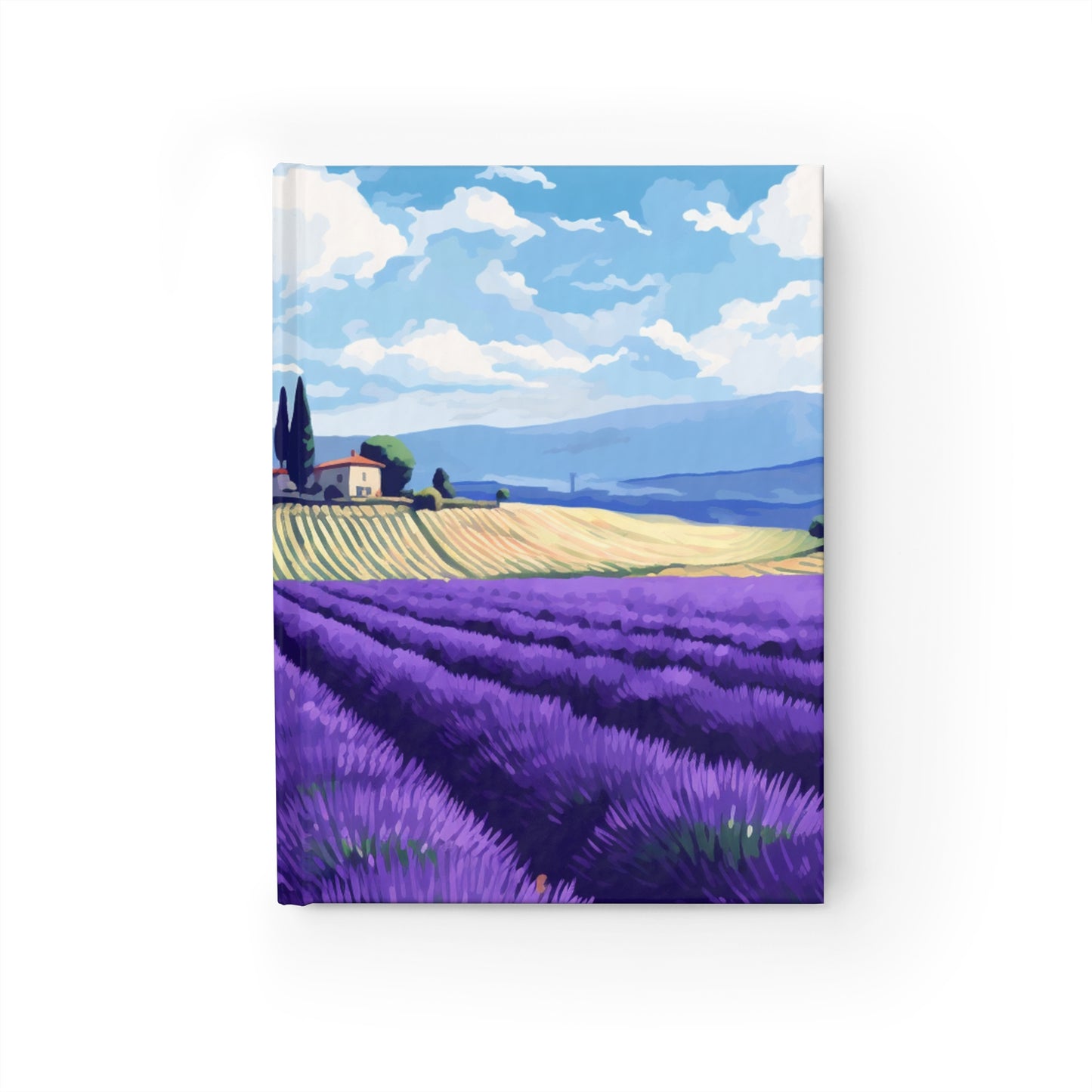 Lavender Field - Blank Journal / Sketchbook