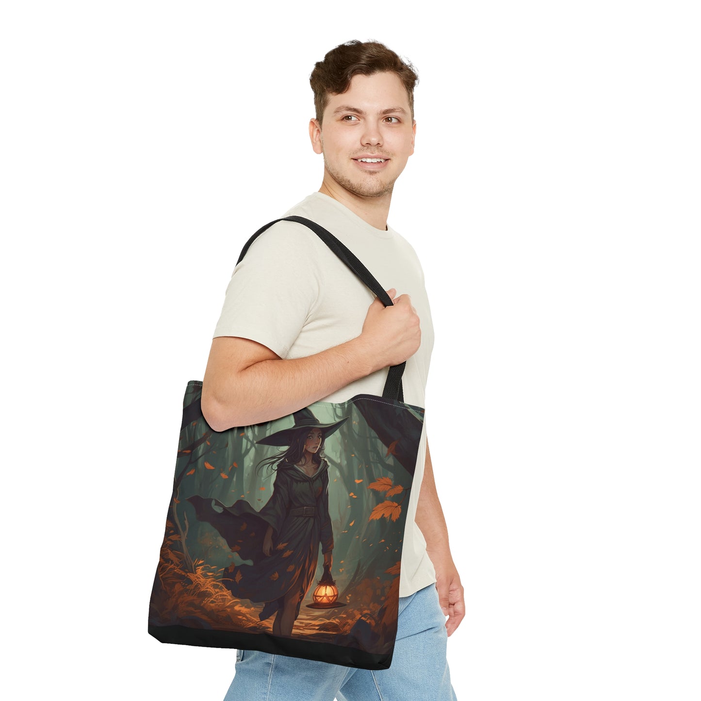 Witchy Walk in the Woods Tote Bag (Small, Medium, Large)