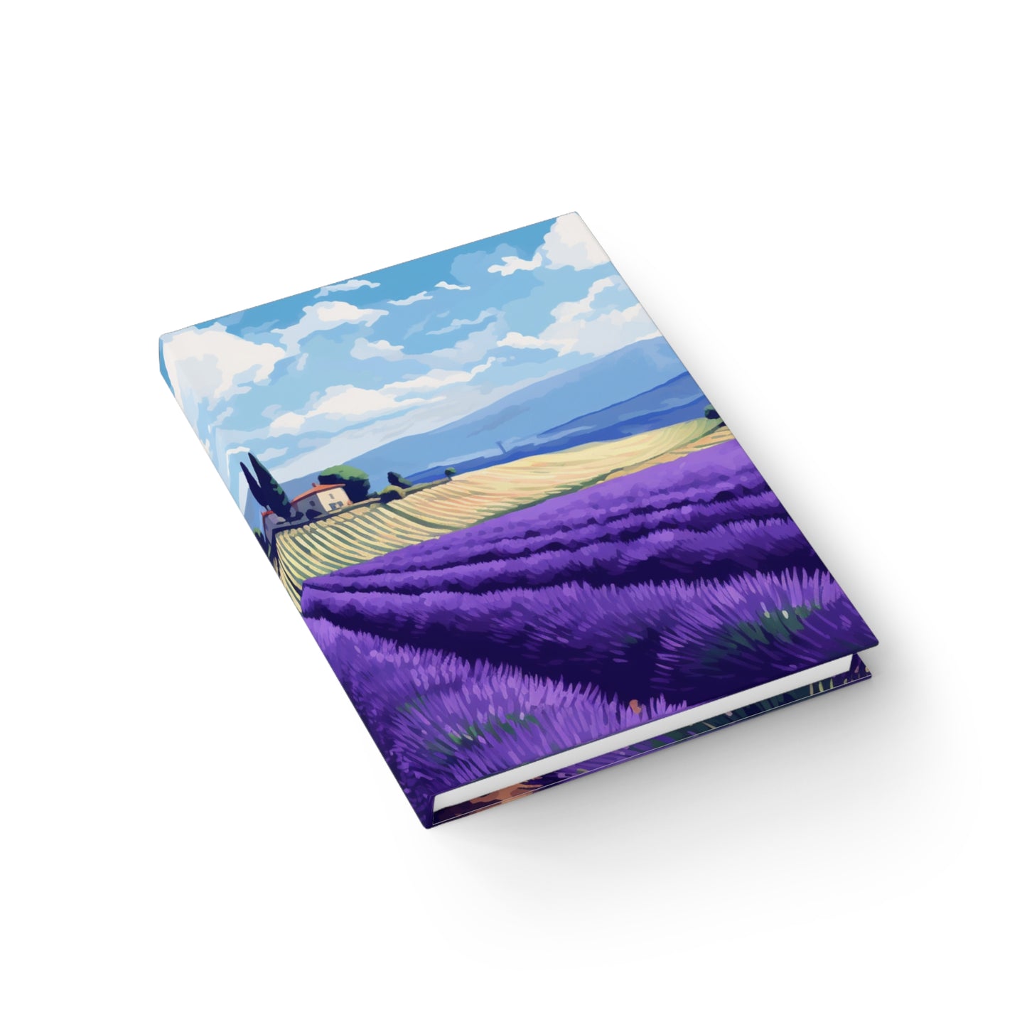 Lavender Field - Blank Journal / Sketchbook