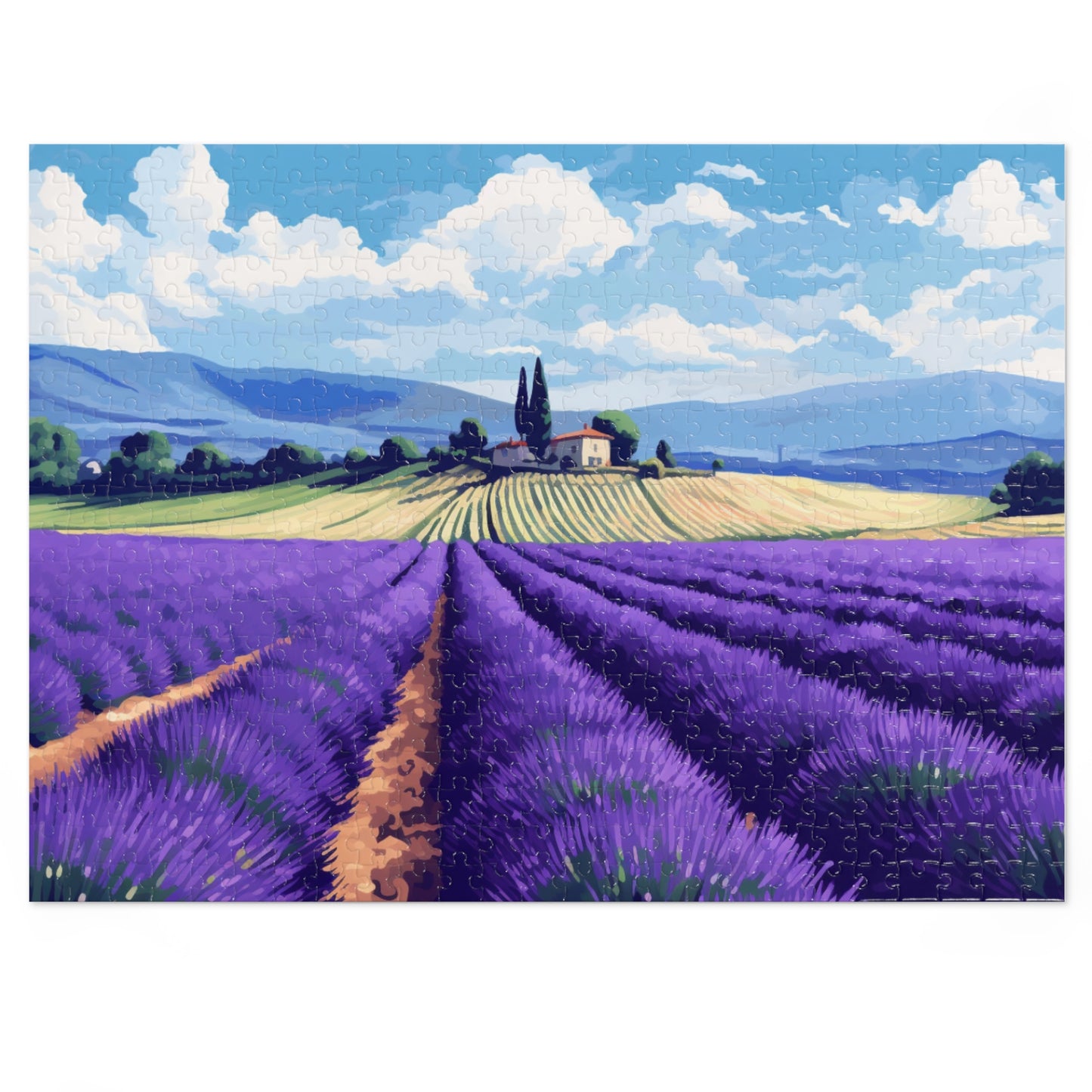 Lavender Field Jigsaw Puzzle (500 Pieces)