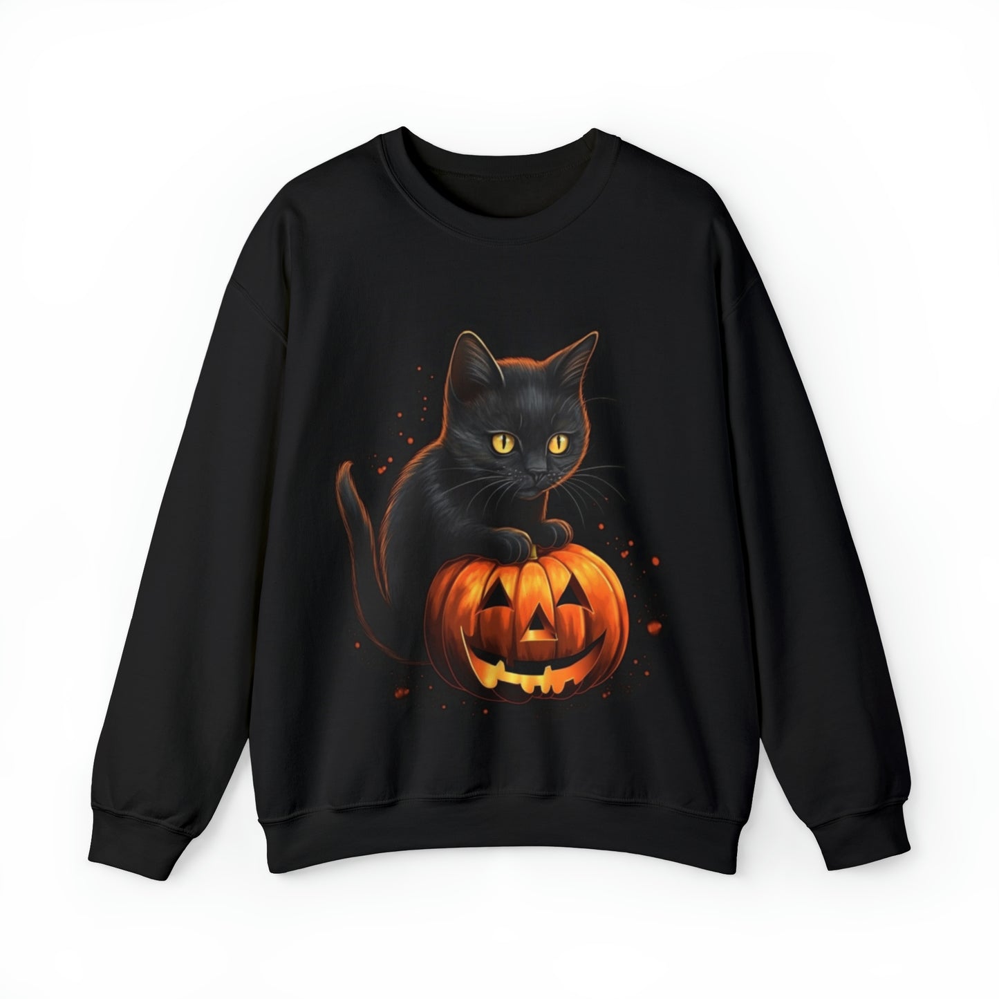 A Simon The Cat- Spooky Season Crewneck Sweatshirt (Sizes S - 3X)