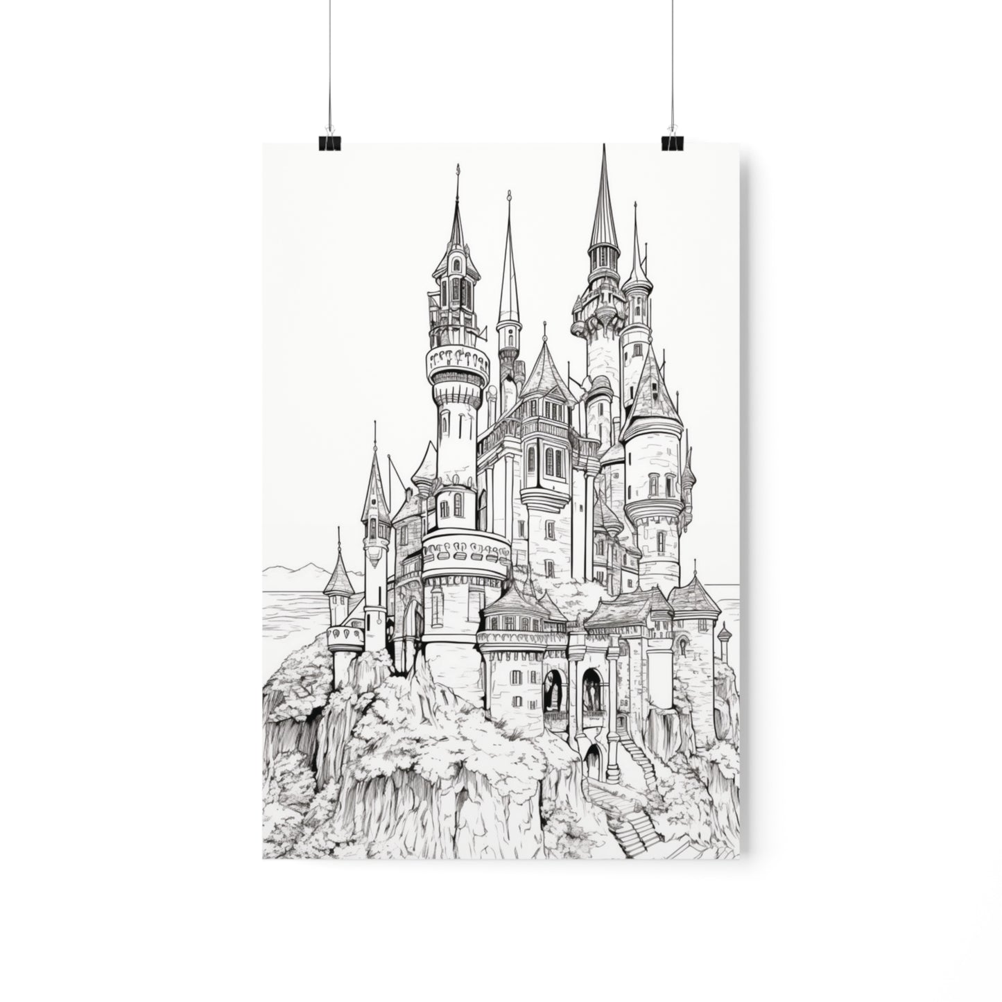 Coloring Poster (Castle)