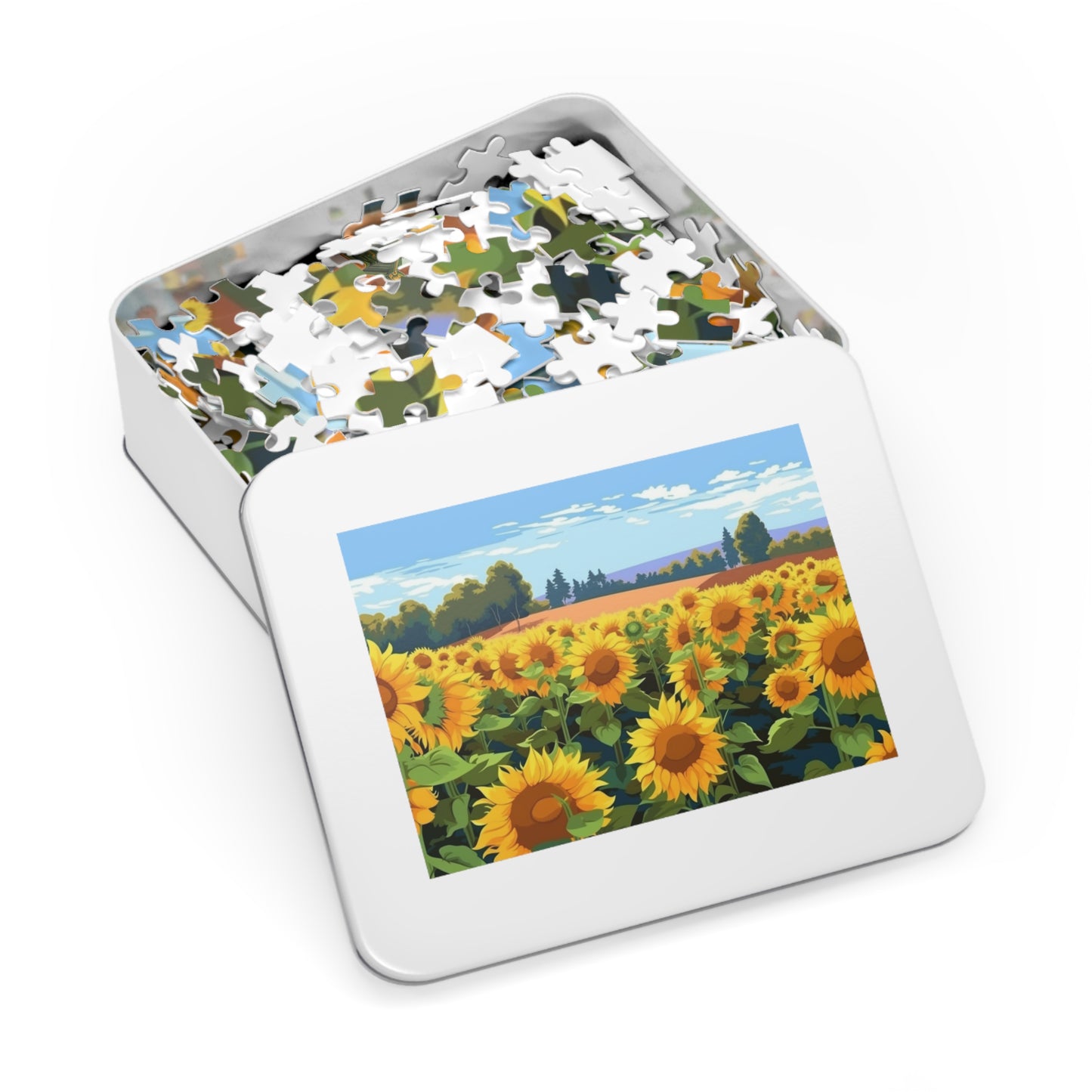 Sunflower Field Jigsaw Puzzle (500 Pieces)