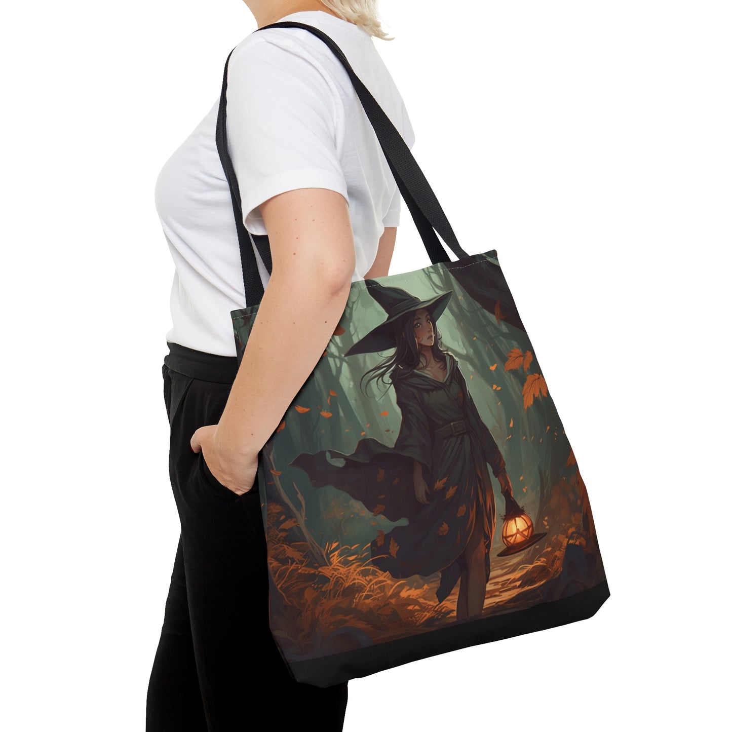 Witchy Walk in the Woods Tote Bag (Small, Medium, Large)