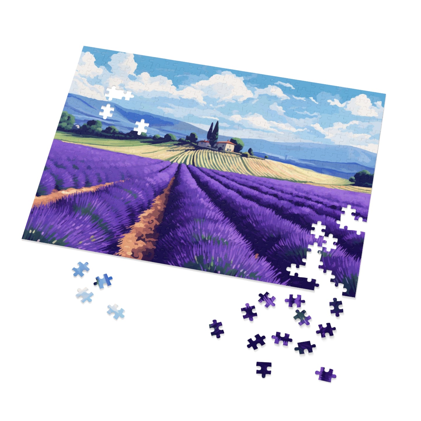 Lavender Field Jigsaw Puzzle (500 Pieces)