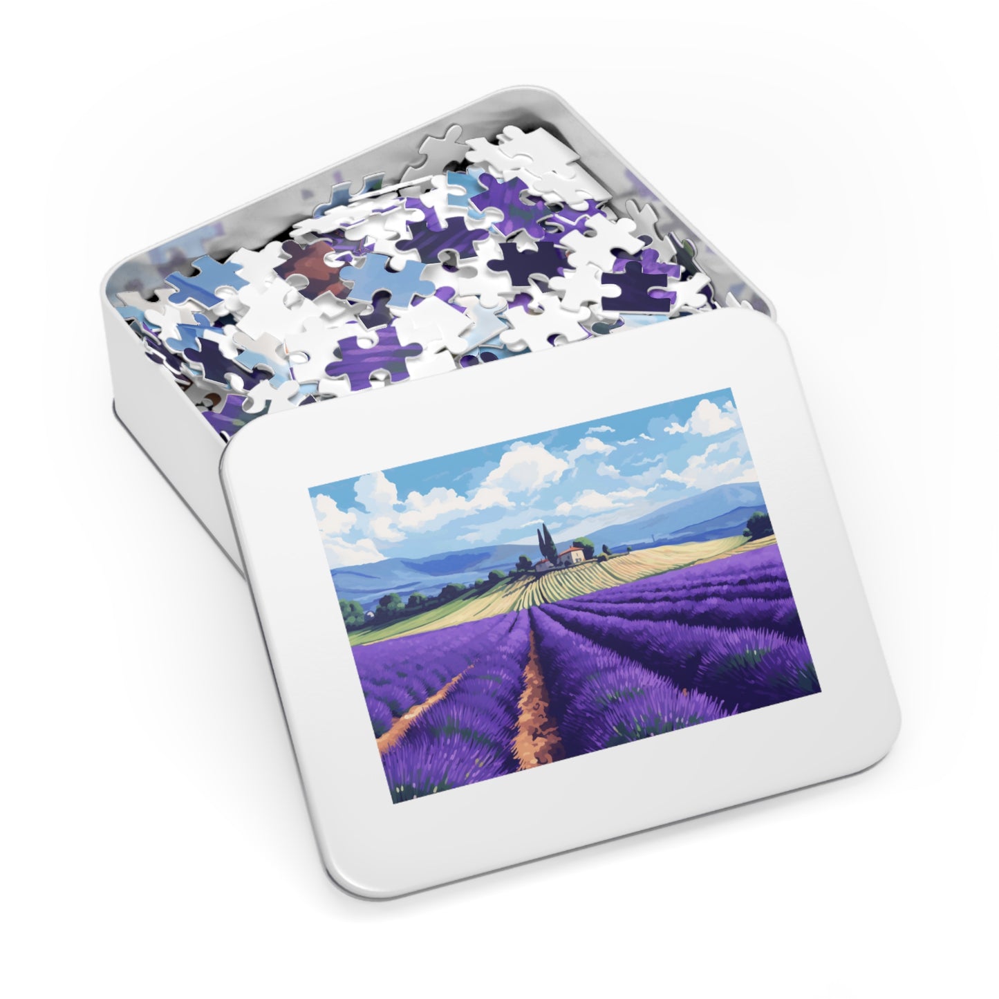 Lavender Field Jigsaw Puzzle (500 Pieces)