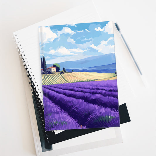 Lavender Field - Blank Journal / Sketchbook