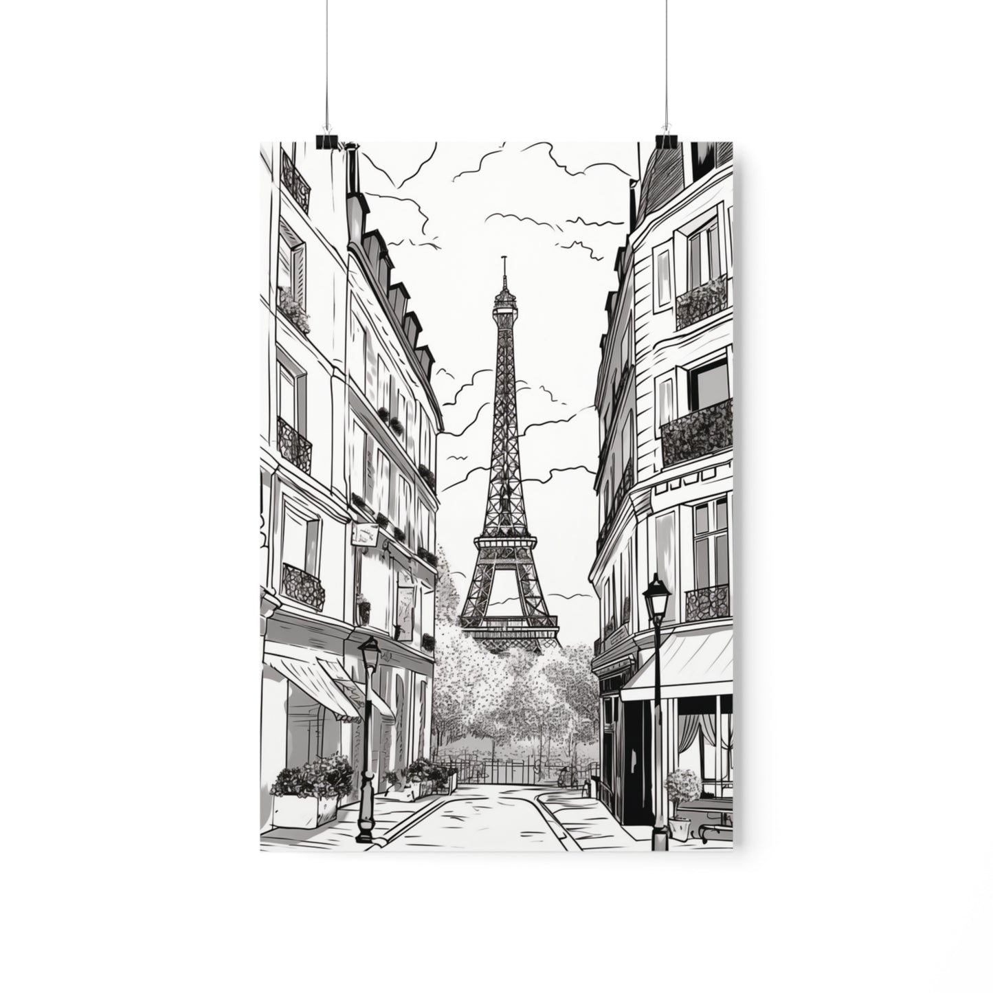 Coloring Poster (Paris)