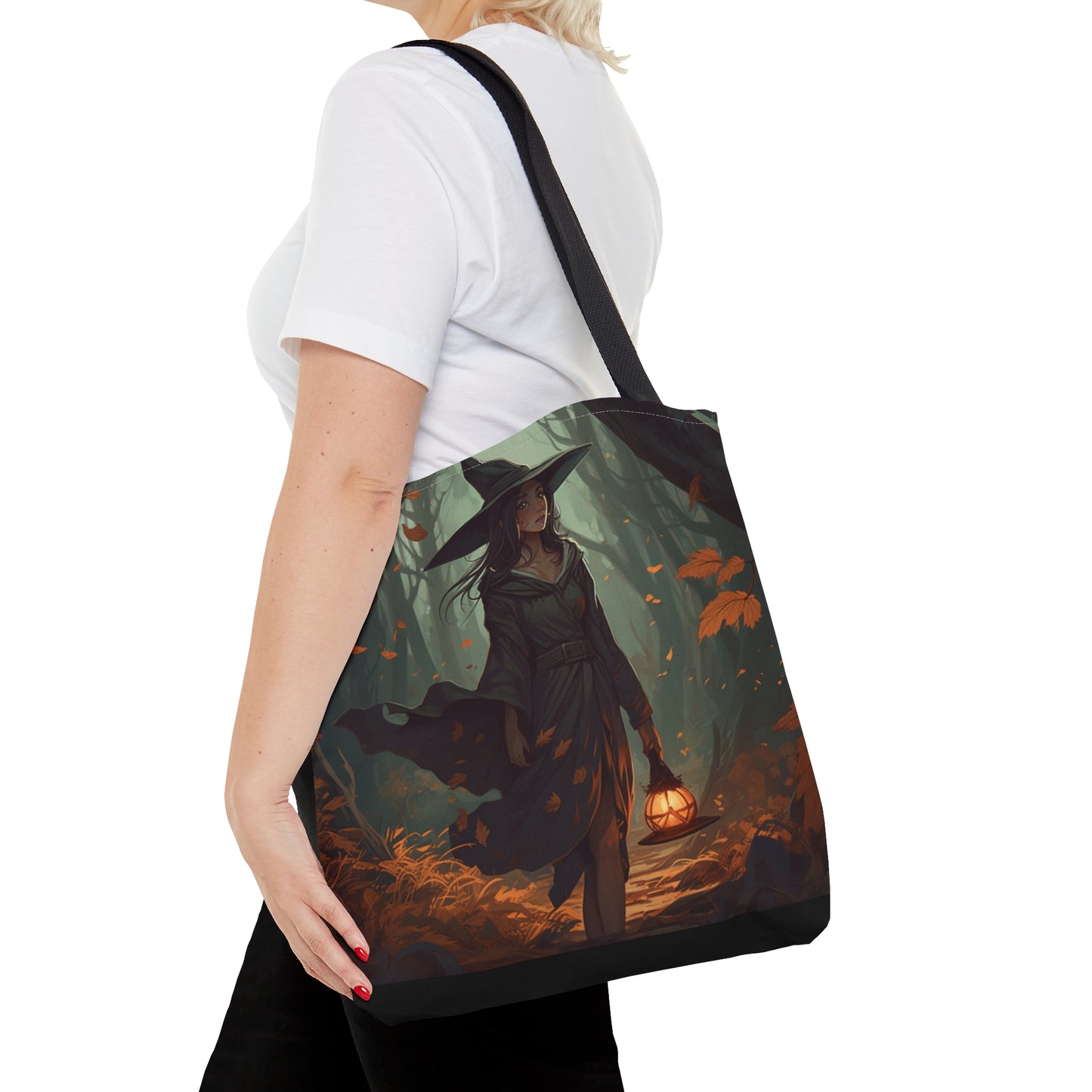 Witchy Walk in the Woods Tote Bag (Small, Medium, Large)