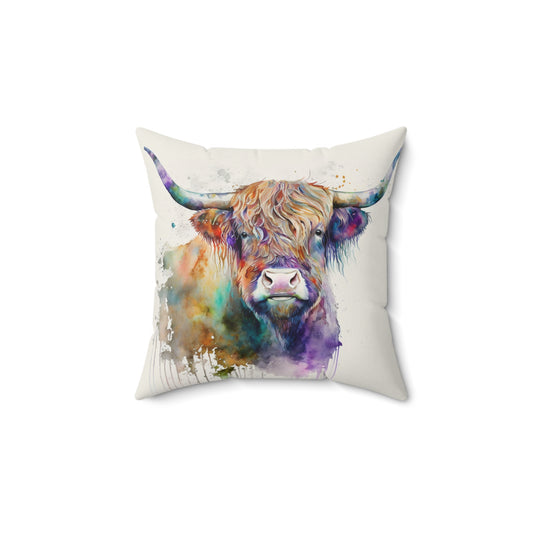 Highland Cow Pillow