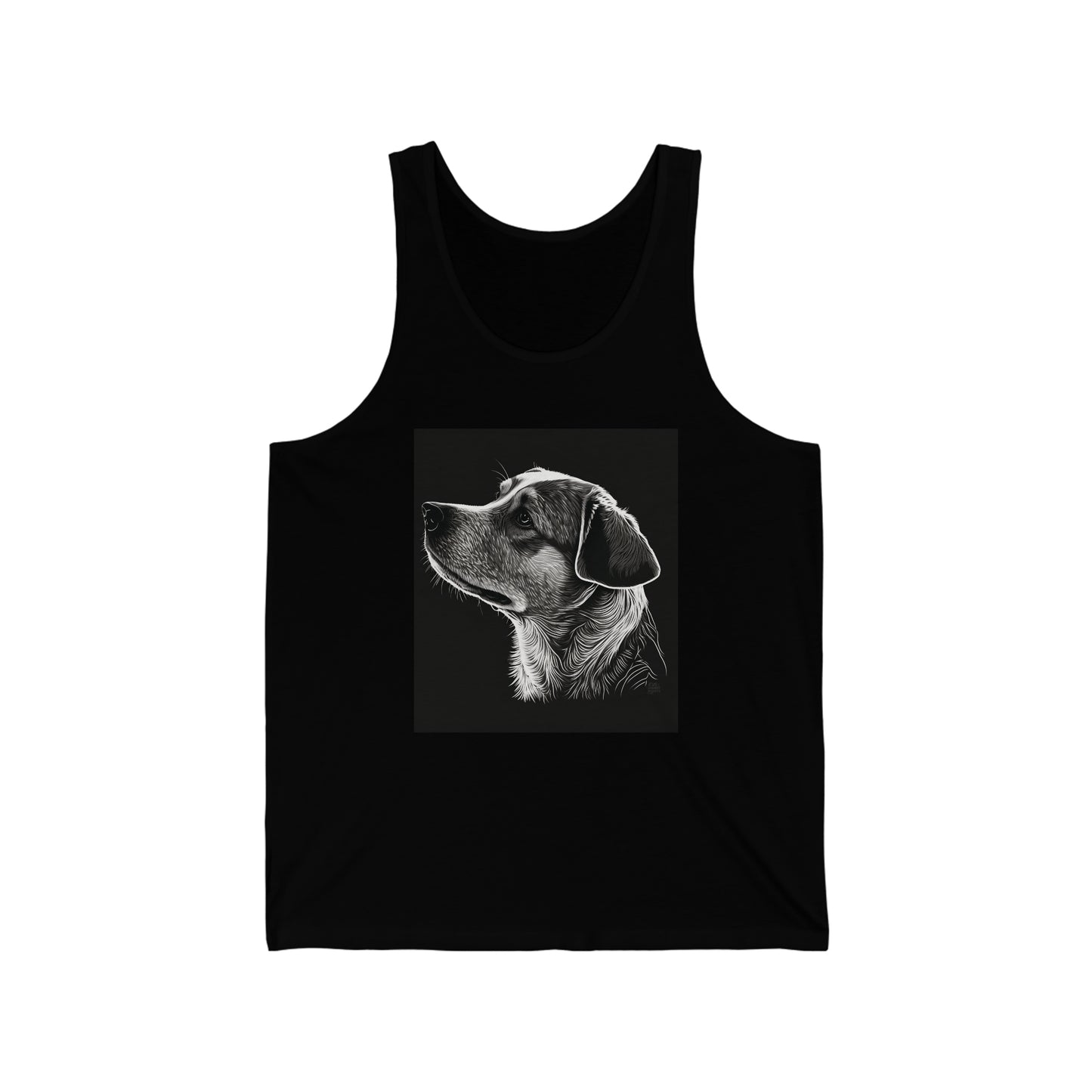 Black Dog Unisex Jersey Tank (Sizes XS - 2 XL)