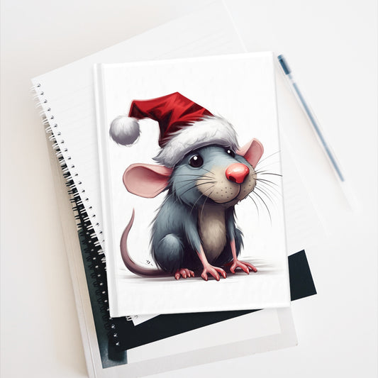 Onyx the Rat, Christmas - Blank Journal / Sketchbook